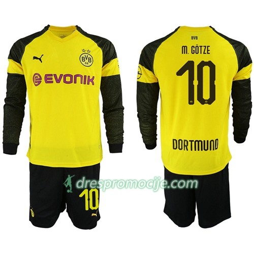 Borussia Dortmund Dres M.Gotze 10 Dječji Domaći 2018/19 Dugim Rukavima Borussia Dortmund Dres M.Gotze 10 Dječji Domaći 2018/19 Dugim Rukavima